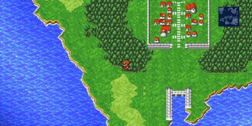 Exploring the world in Final Fantasy 1