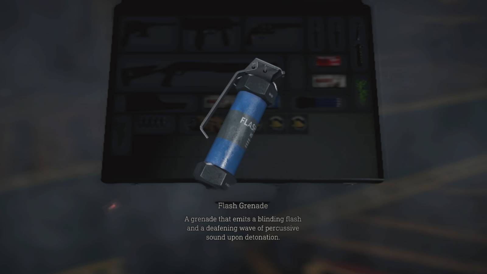 The Flash Grenade in Resident Evil 4 remake