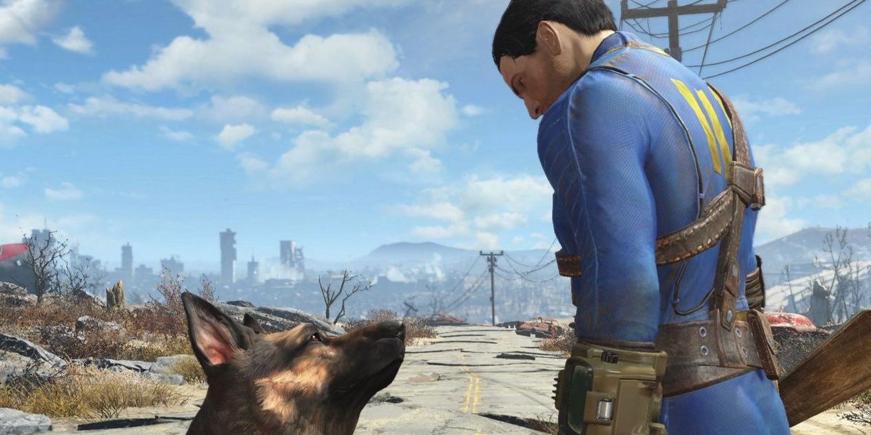 Fallout 4 Sole Survivor And Dog