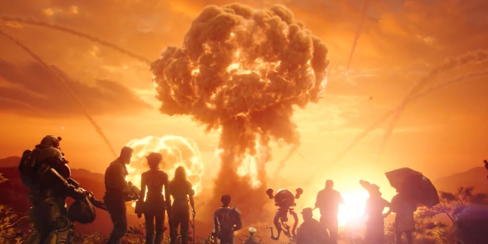 Nuclear explosion in Fallout 76