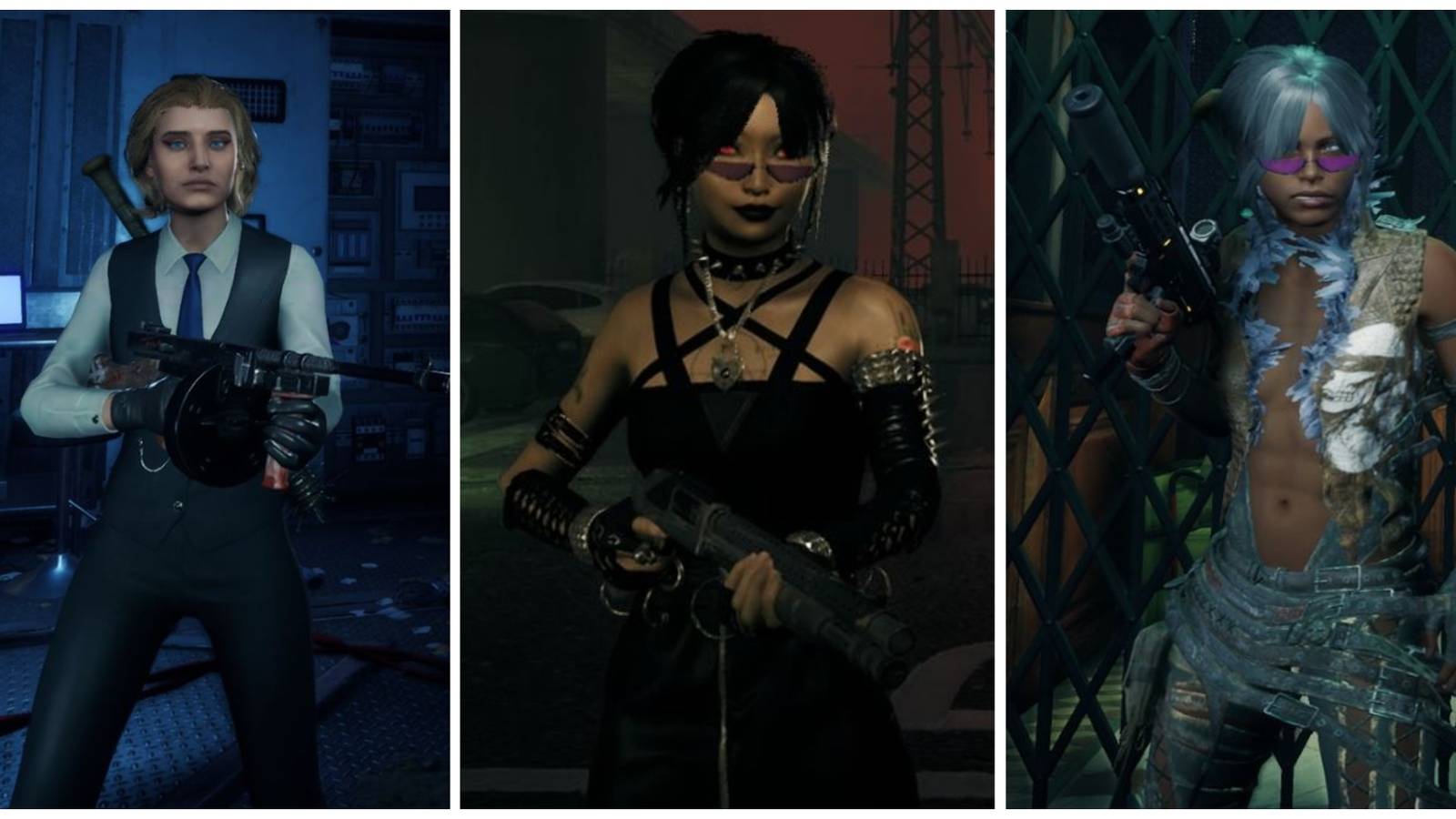 Vampire The Masquerade Bloodhunt collage of available characters