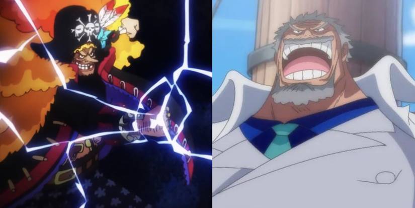 Featured One Piece Blackbeard vs Marines Garp