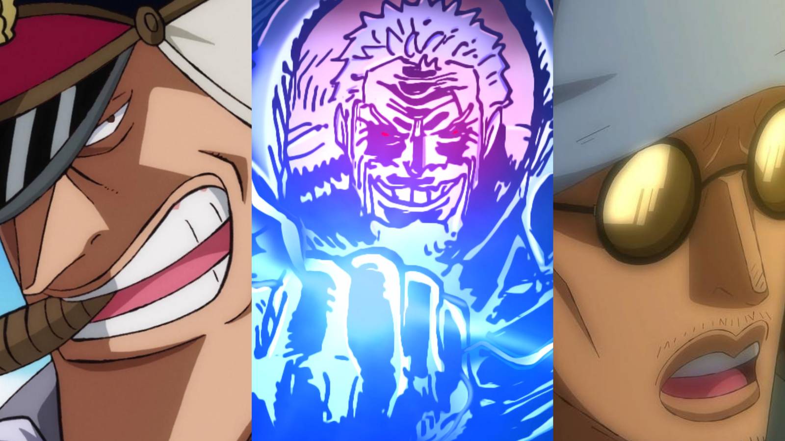 Featured One Piece Strongest Characters In Hachinosu Shiryu Garp Kuzan
