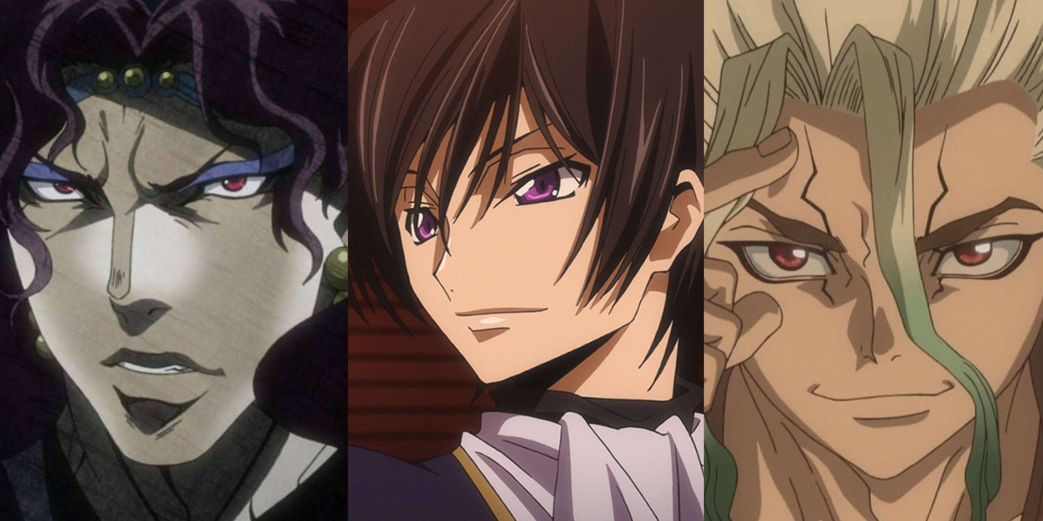 Featured Smartest Anime Characters All Time Lelouch Kars Senku