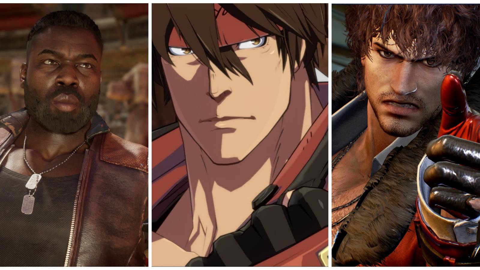 Jax, Sol Badguy, and Miguel