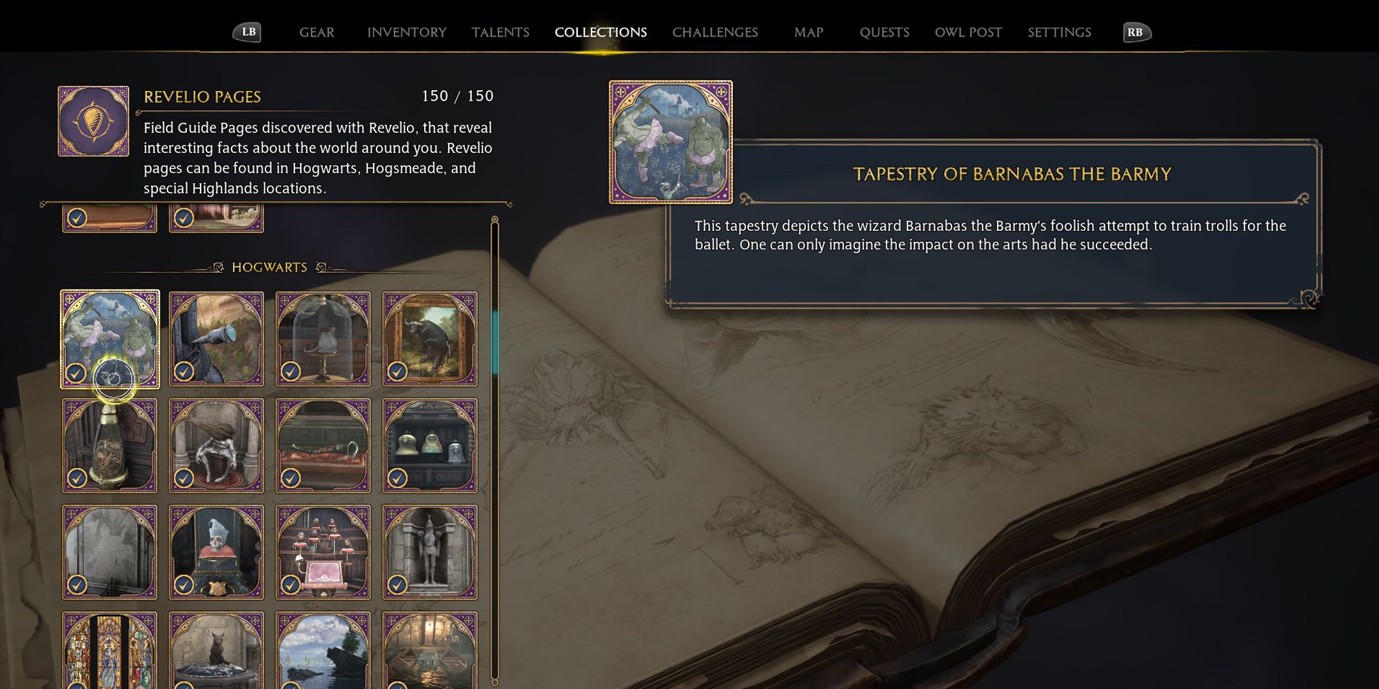 Hogwarts Legacy 8 Strangest Revelio Pages