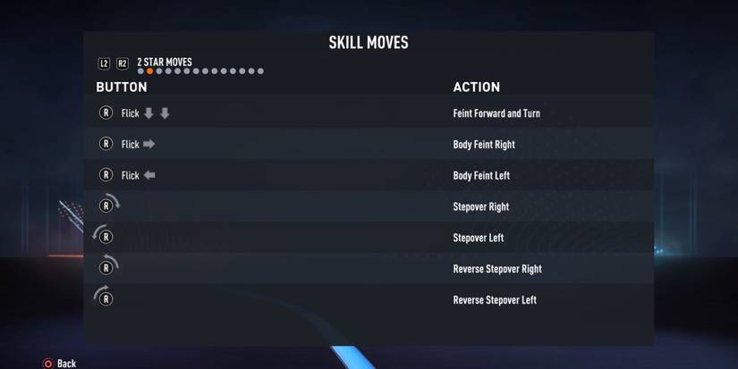 The two star skill moves on FIFA 23