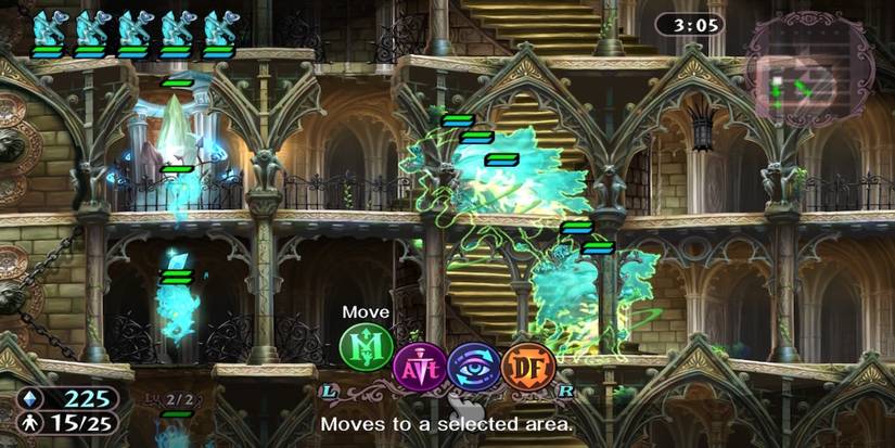 Fighting enemies in GrimGrimoire OnceMore-3