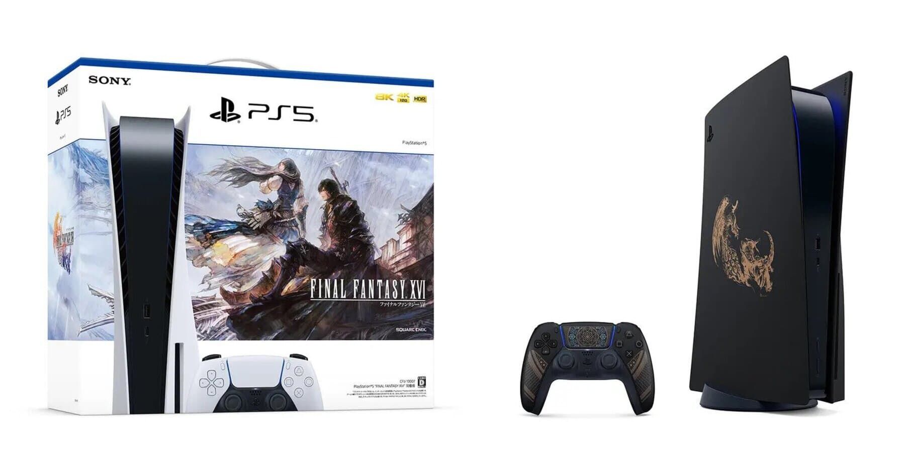 Final Fantasy 16 PS5 Console Covers, Controller Only Available to