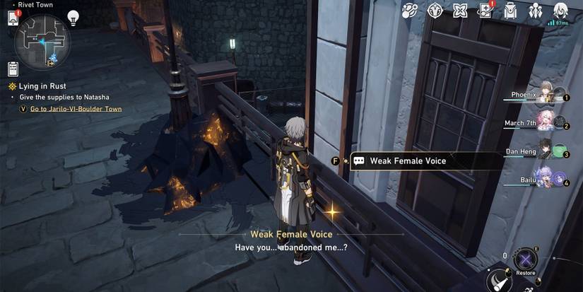 finding the weak female voice in honkai star rail