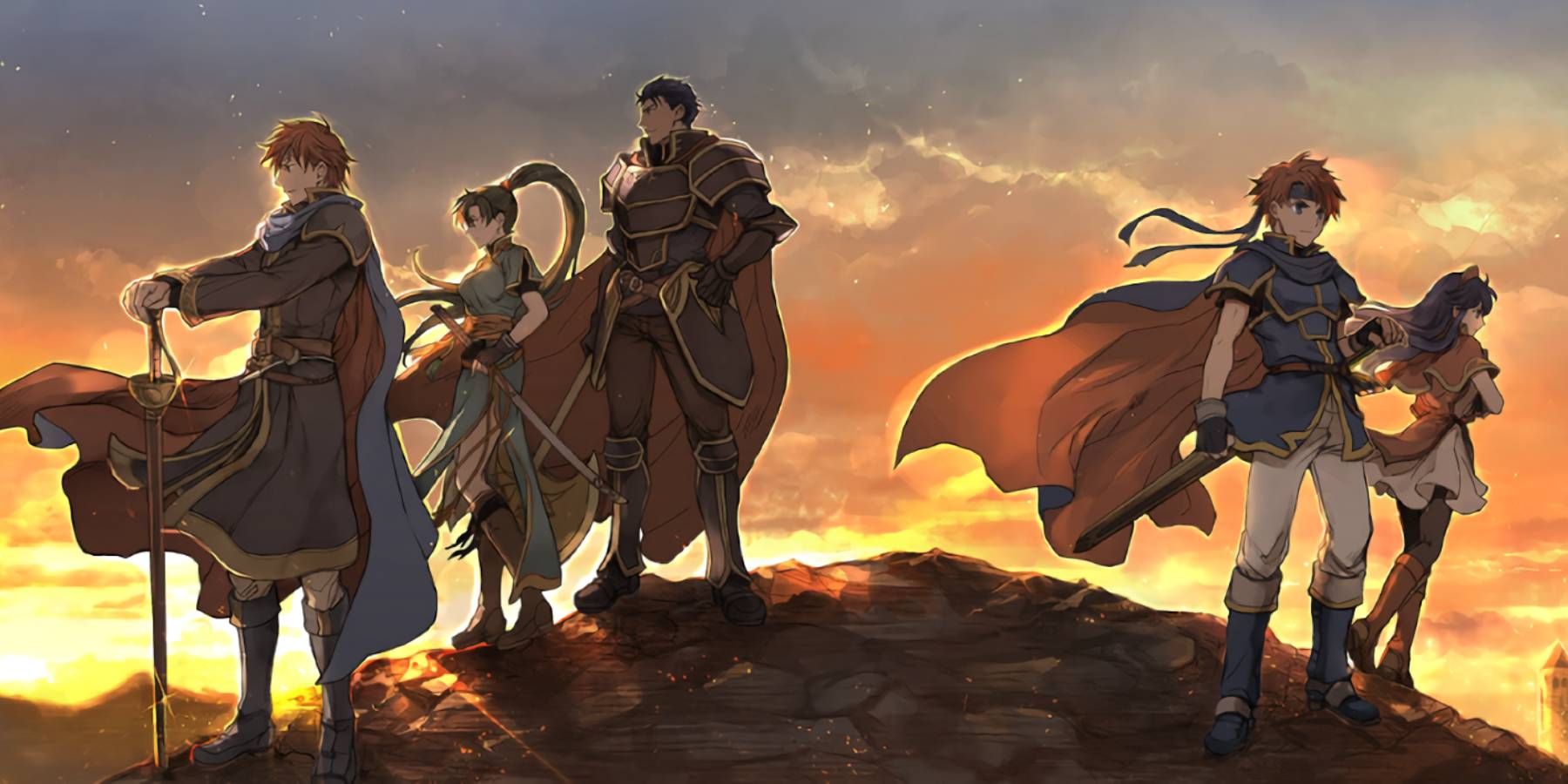 Artwork from the soundtrack for Fire Emblem: The Binding Blade and The Blazing Blade