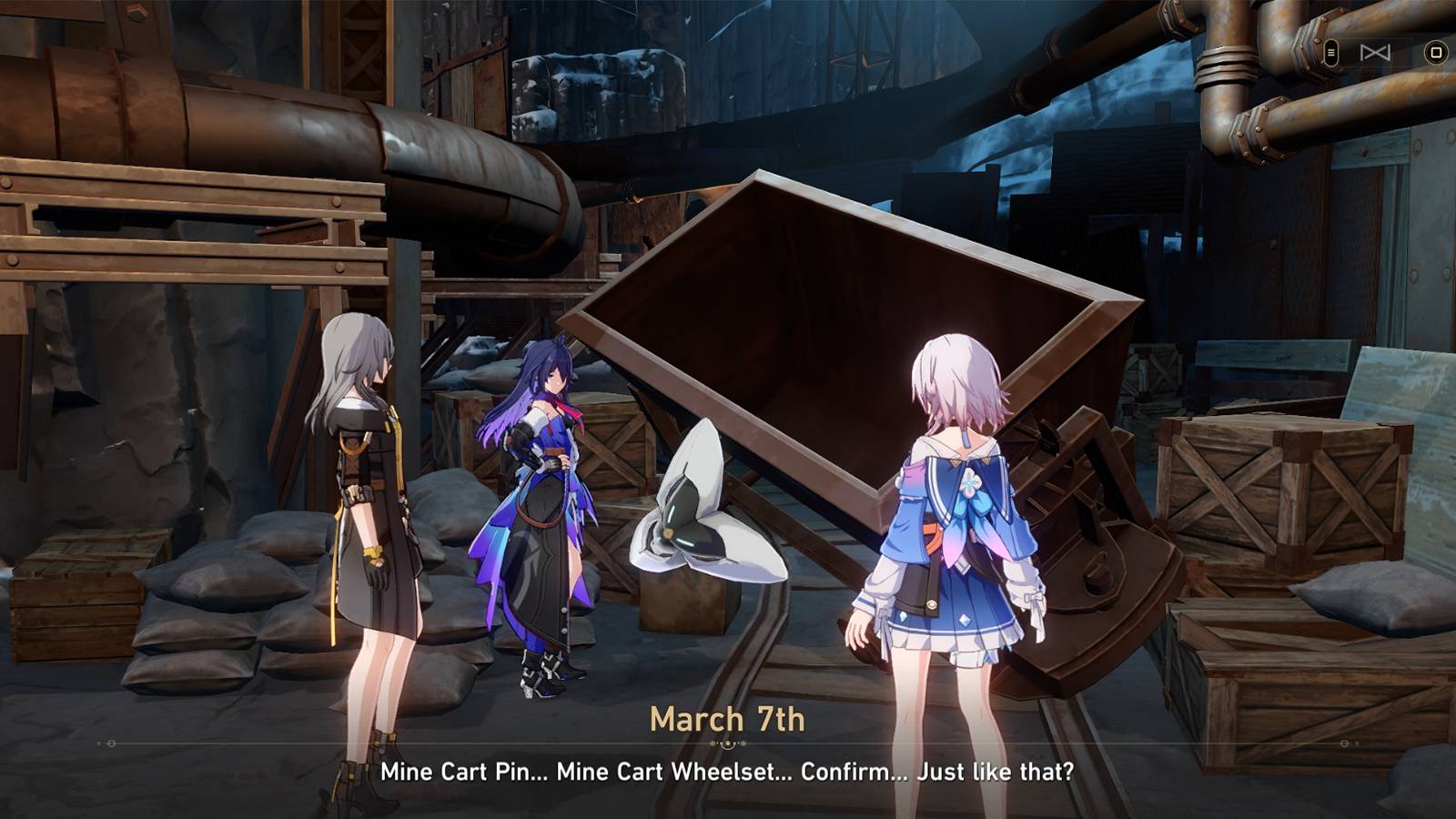 fix mine cart using findie in honkai star rail