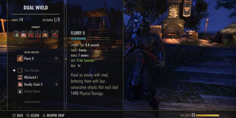 Flurry skill in Elder Scrolls Online