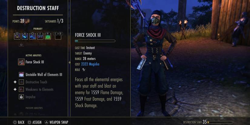 Force Shock skill in Elder Scrolls Online