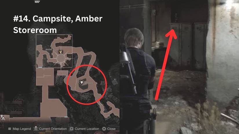 image showing the location of 14th clockwork castellan location. 