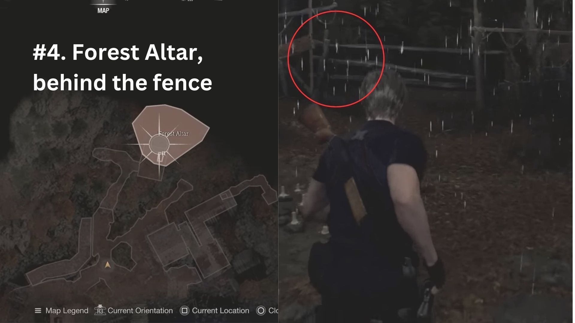 image showing where to find the 4th clockwork castellan in re4 remake. 