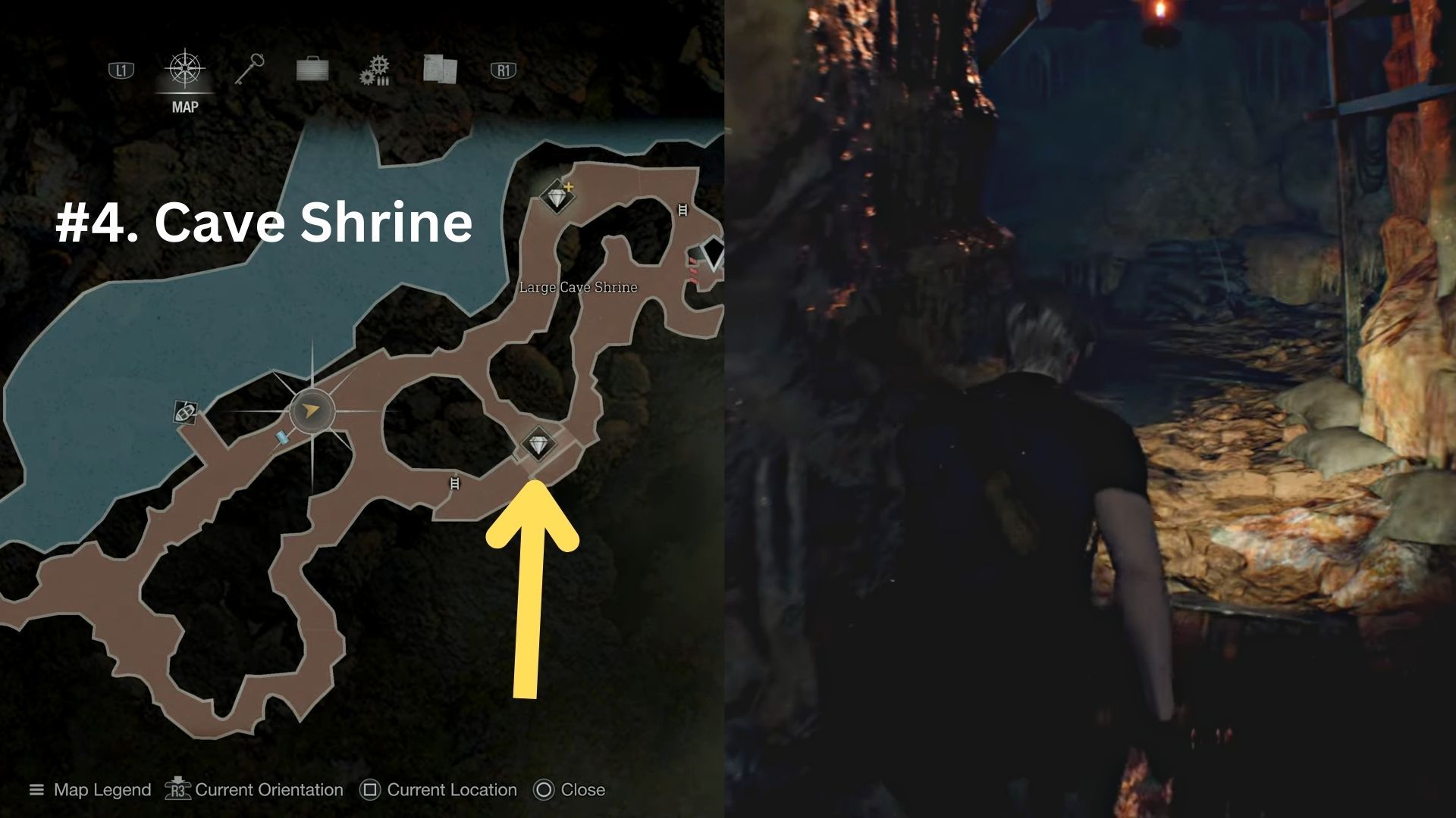 image showing the fourth yellow herb location re4 remake.