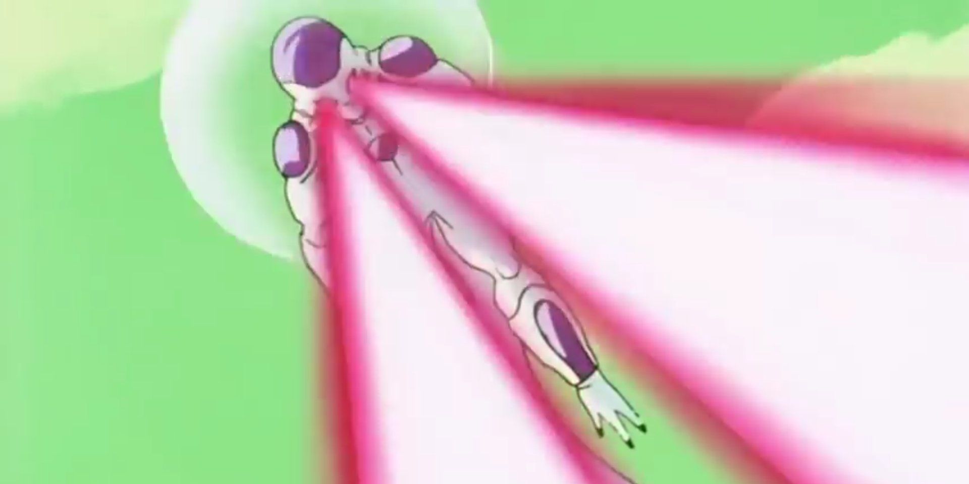 Frieza's Eye Beams in Dragon Ball Z