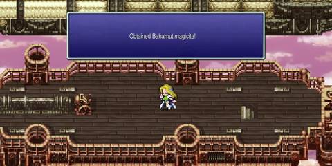 Celes obtains the Bahamut magicite in Final Fantasy 6