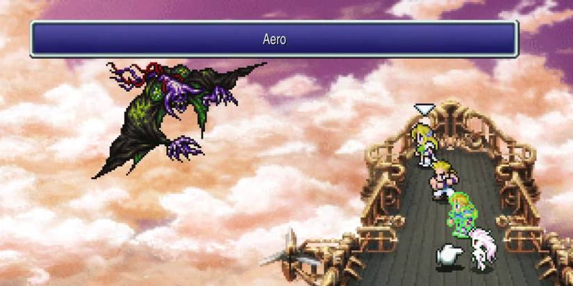 Deathgaze casts Aero in Final Fantasy 6