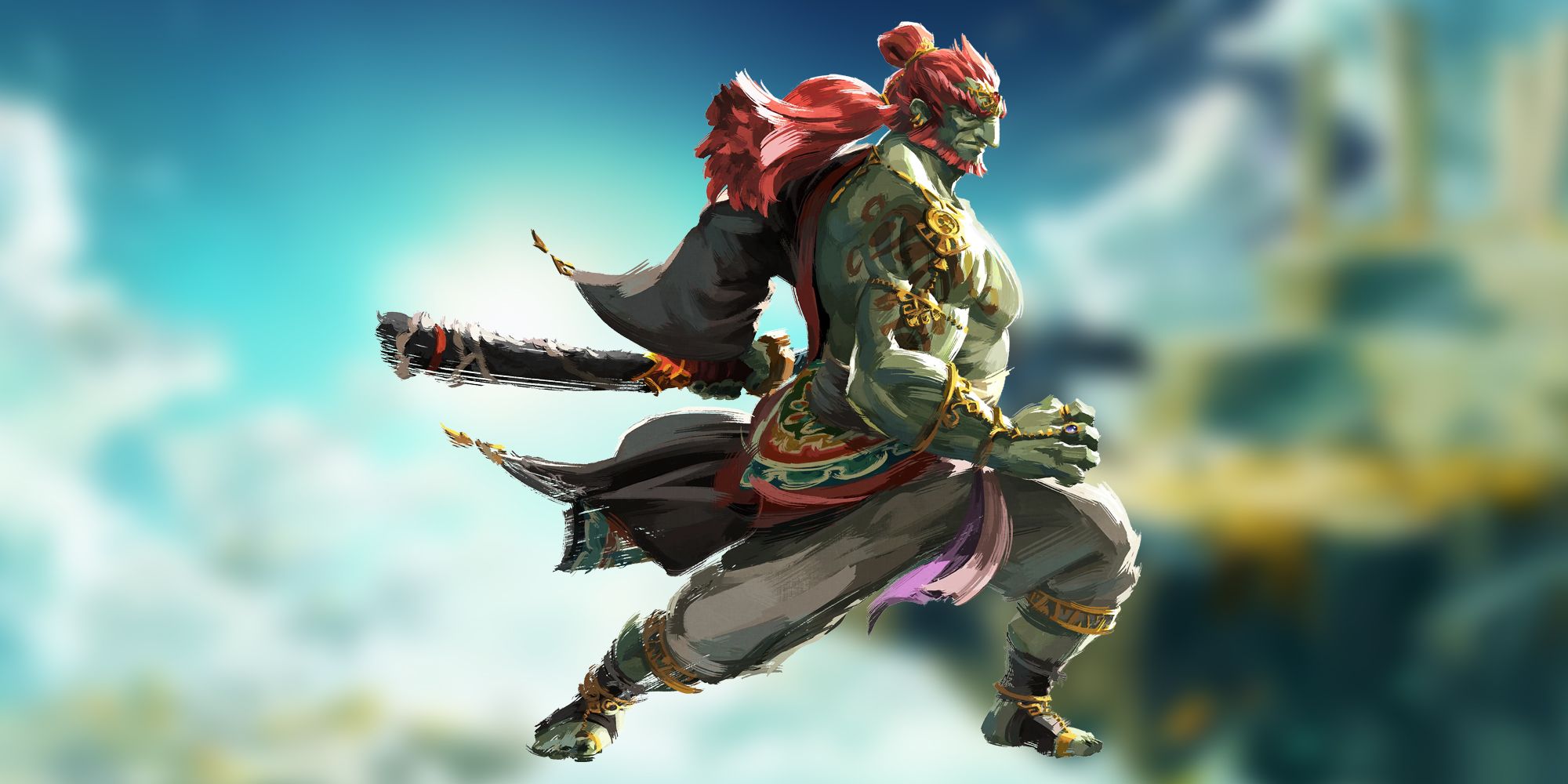 Ganondorf artwork in Tears of the Kingdom