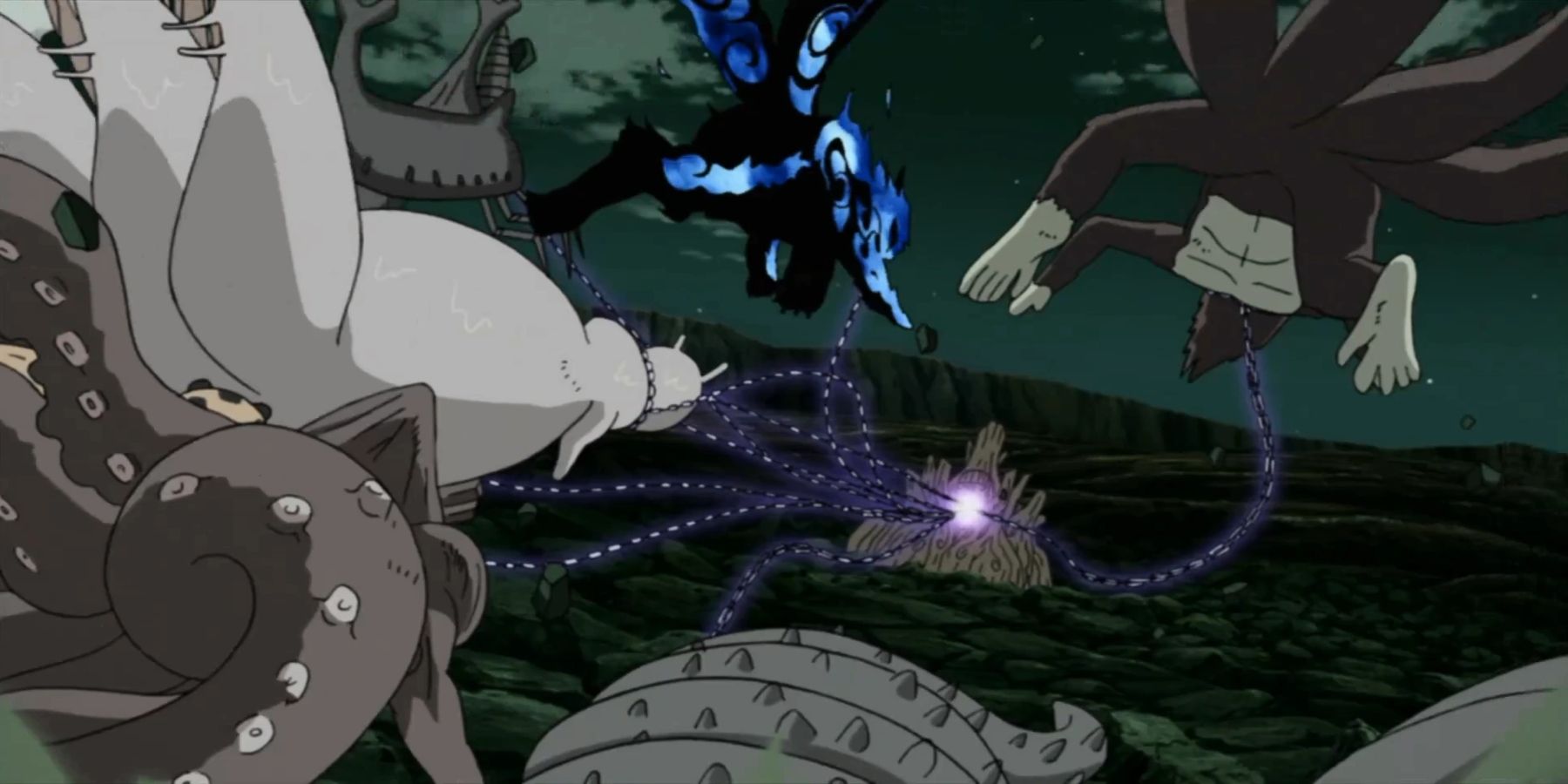 Madara Using Demonic Chains