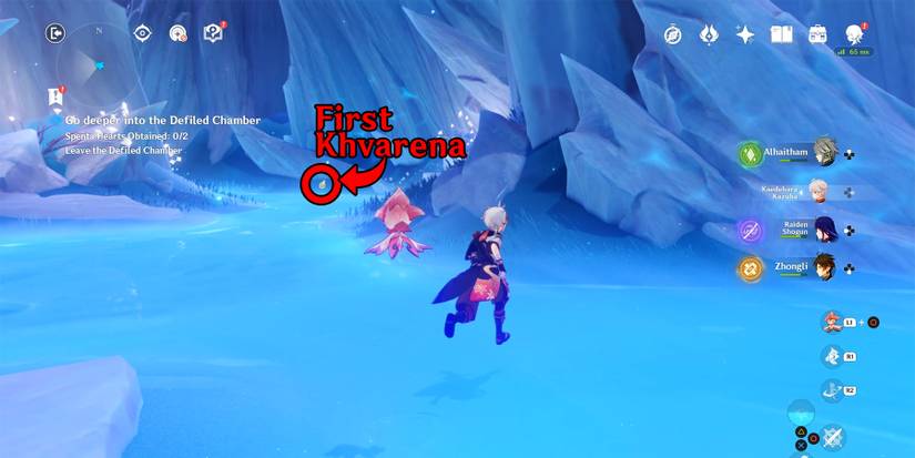 genshin impact first khvarena location in the maze