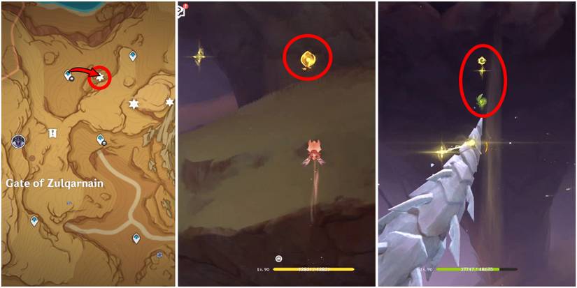 genshin impact gavireh lajavard and realm of farakhkert dendroculus location 15