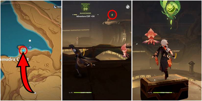 genshin impact gavireh lajavard and realm of farakhkert dendroculus location 18