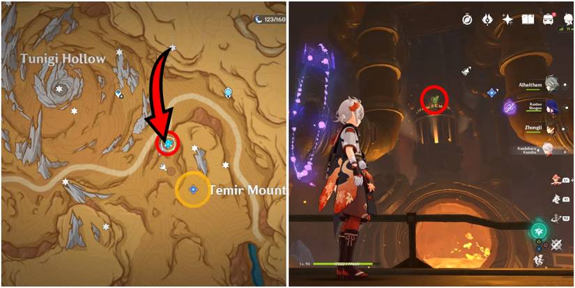 genshin impact gavireh lajavard and realm of farakhkert dendroculus location 21