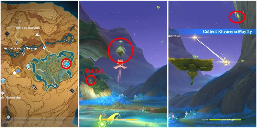 genshin impact gavireh lajavard and realm of farakhkert dendroculus location 23