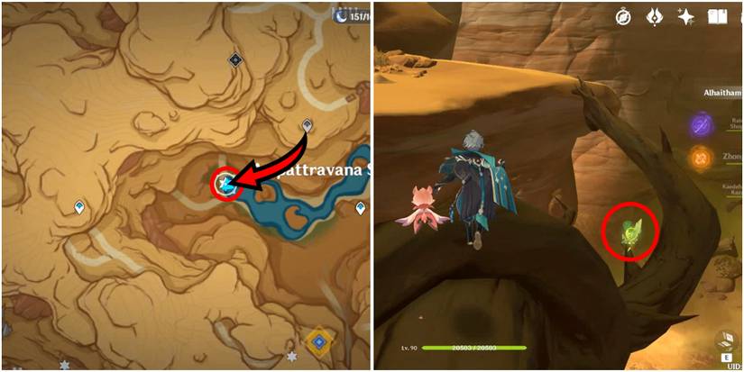 genshin impact gavireh lajavard and realm of farakhkert dendroculus location 34