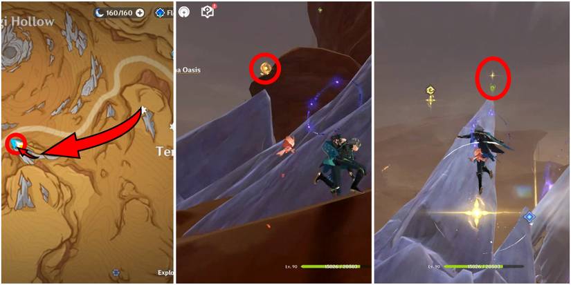 genshin impact gavireh lajavard and realm of farakhkert dendroculus location 6