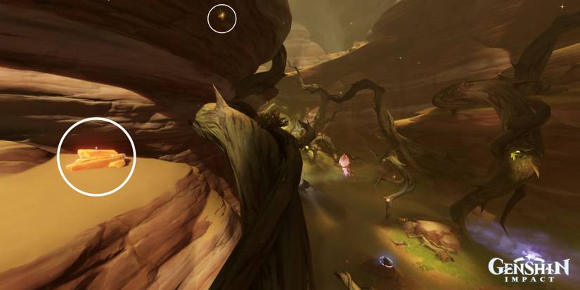 Genshin Impact  Hidden Seelie Orange Crystal Nirodha Fruit