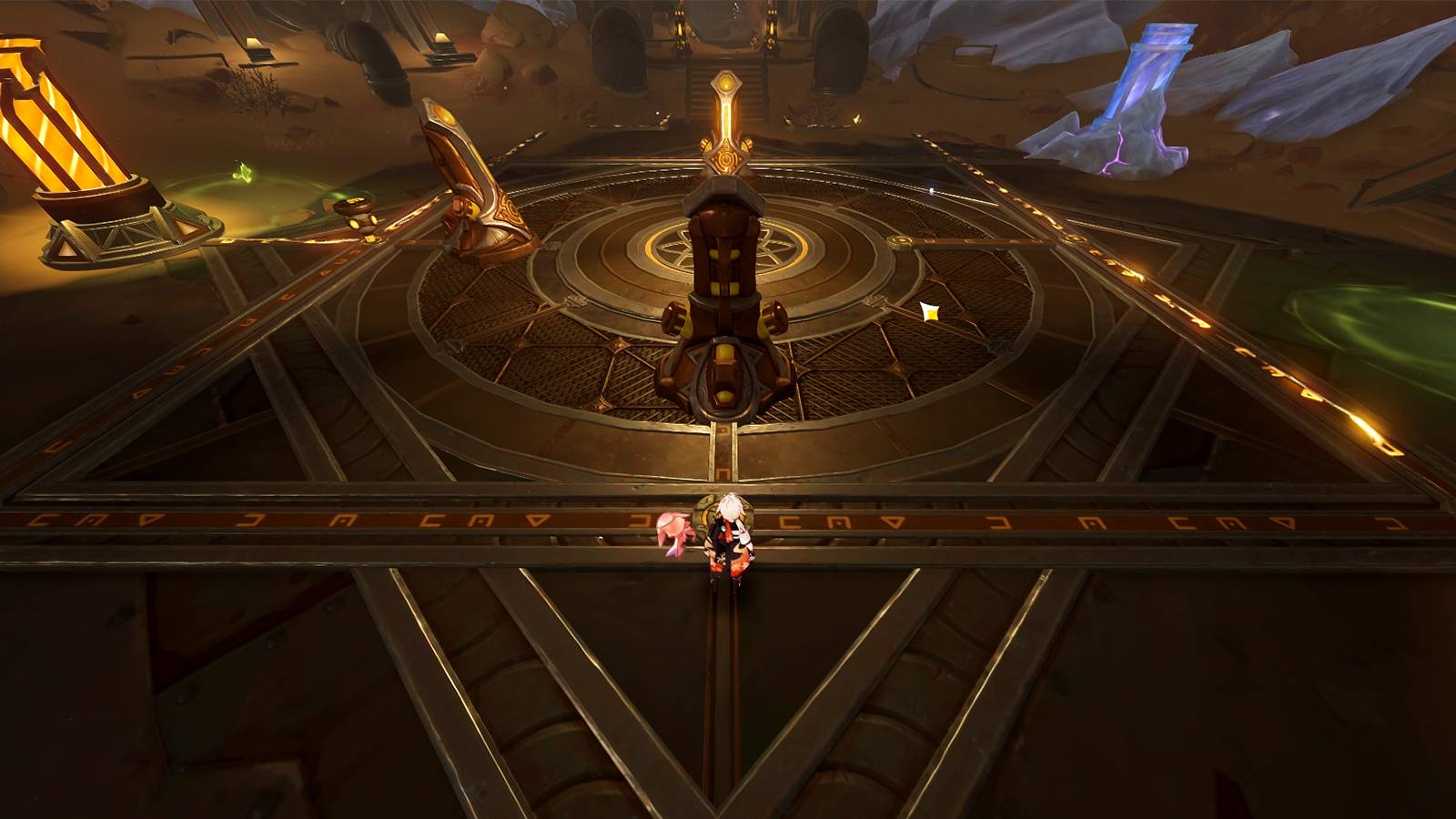 genshin impact how to link the circuit and activate the right machine door