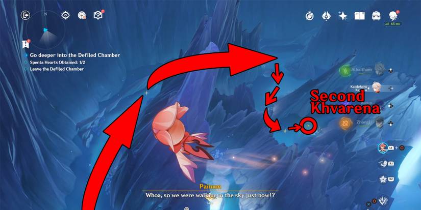genshin impact how to reach the second khvarena location in the maze