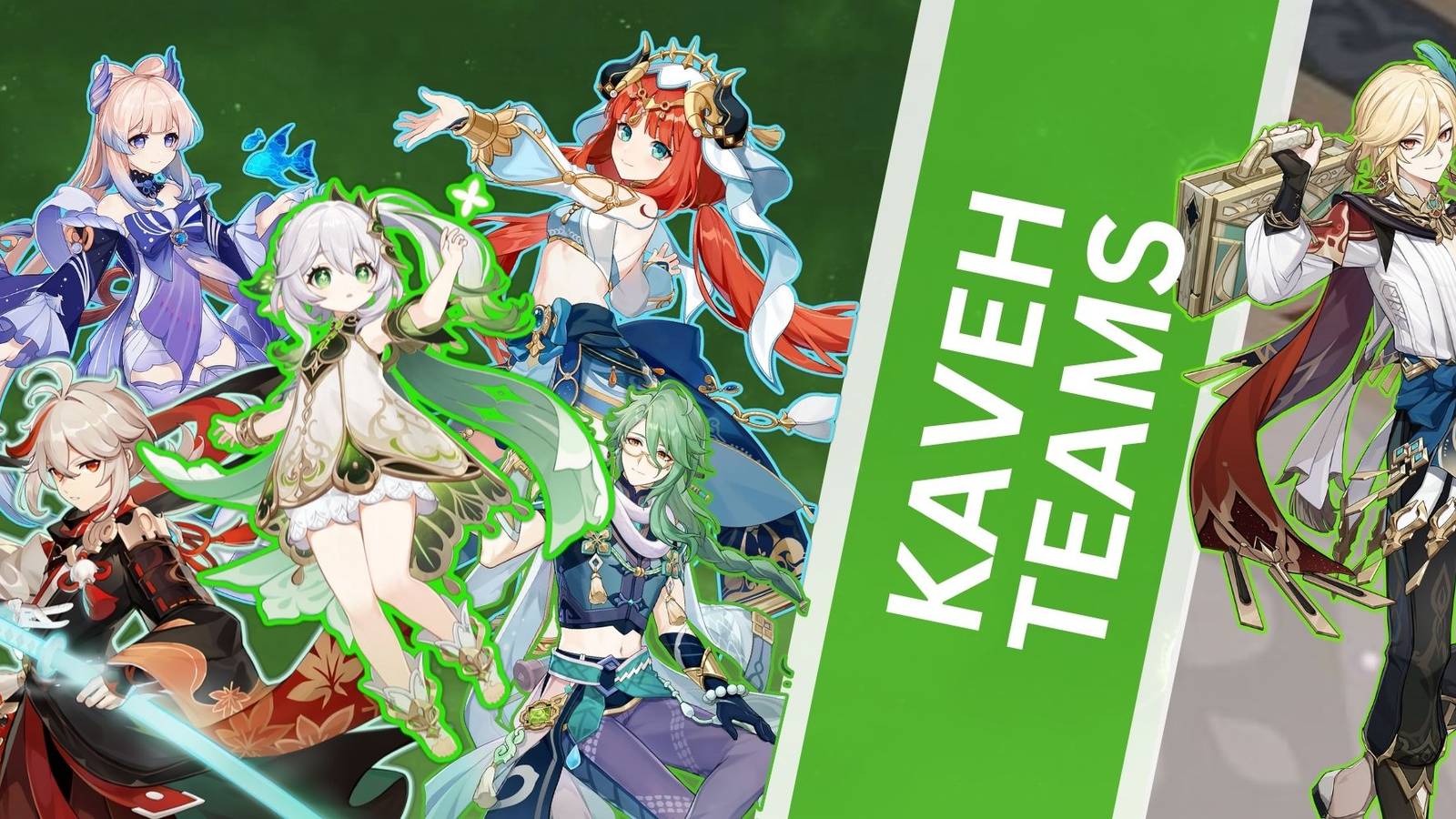 Genshin Impact Kaveh Team Compositions Guide