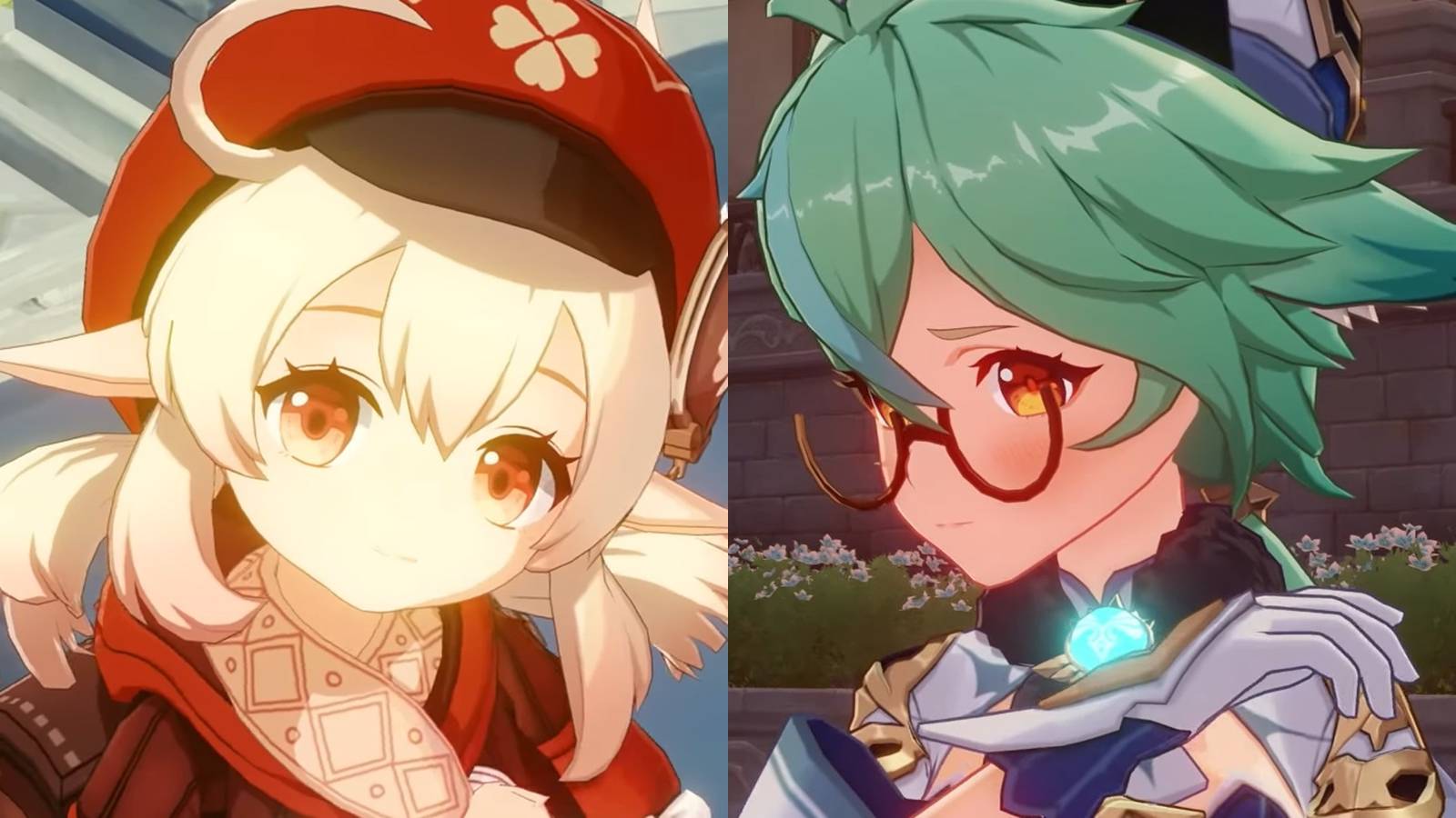 Genshin Impact Klee and Sucrose