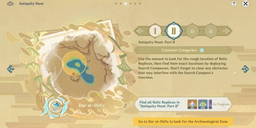 Genshin Impact Parade Of Providence Antiquity Hunt Part 2 Map
