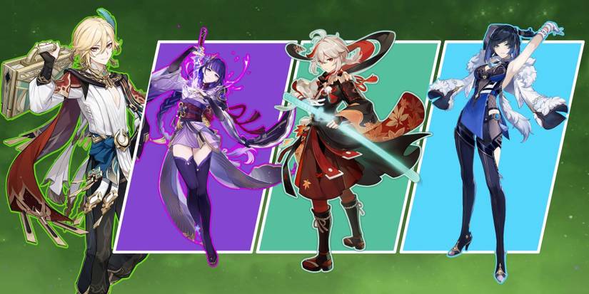 Genshin Impact Team Composition Kaveh Raiden Kazuha Yelan