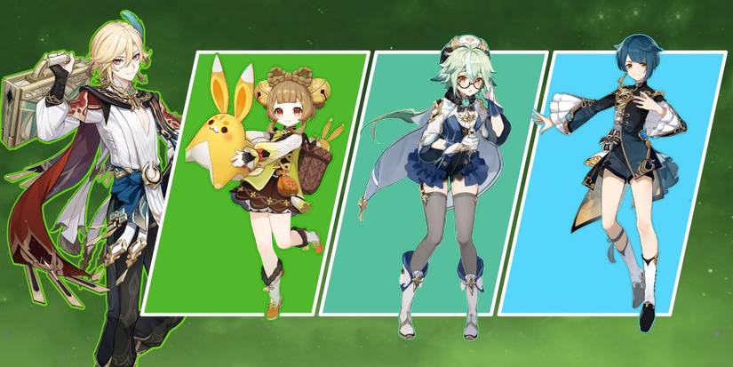 Genshin Impact Team Composition Kaveh Yaoyao Sucrose Xingqiu