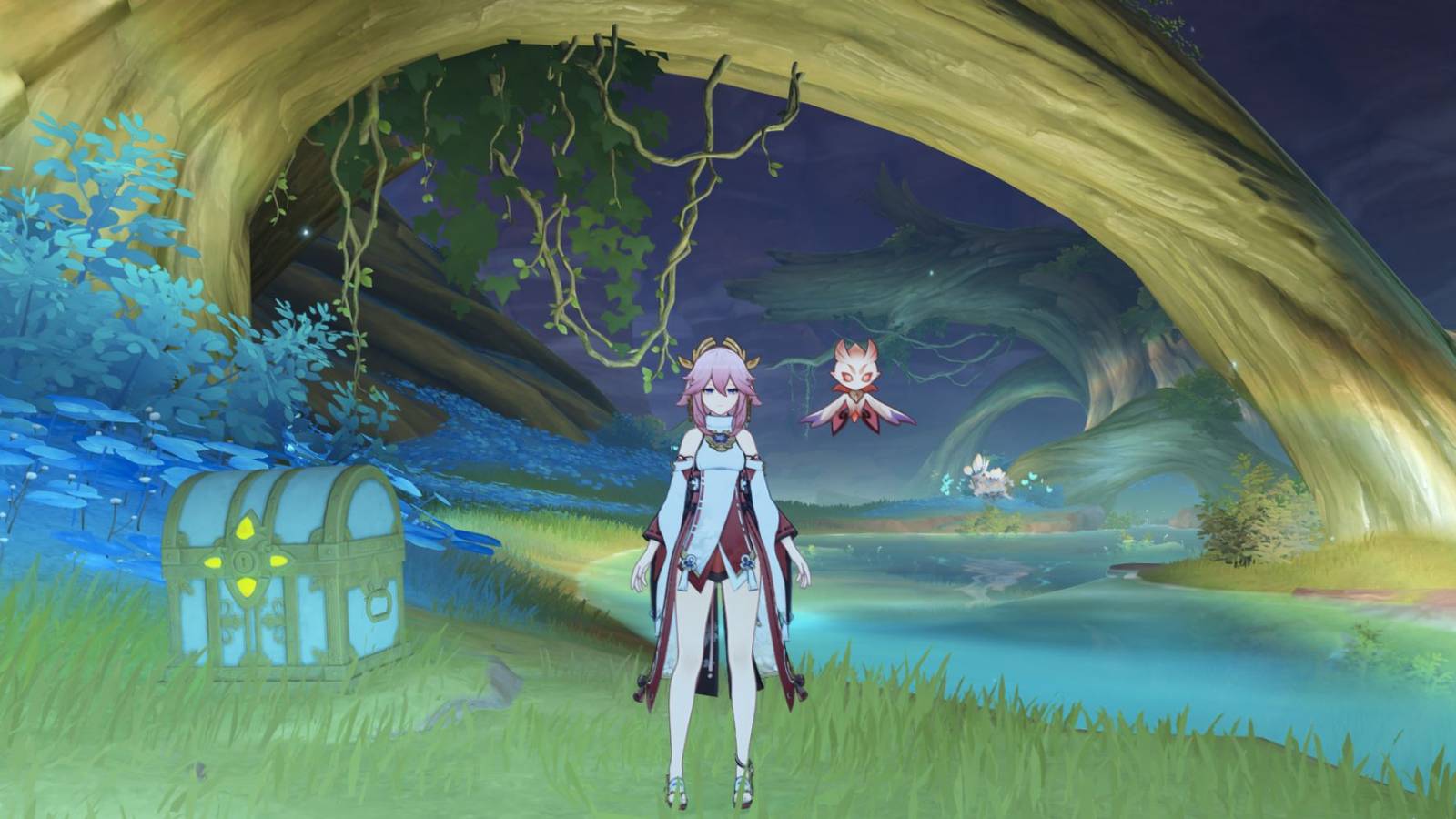 Genshin Impact_ How To Solve Luxurious Chest Puzzle In Vourukasha Oasis (Mayflies and Seelies)