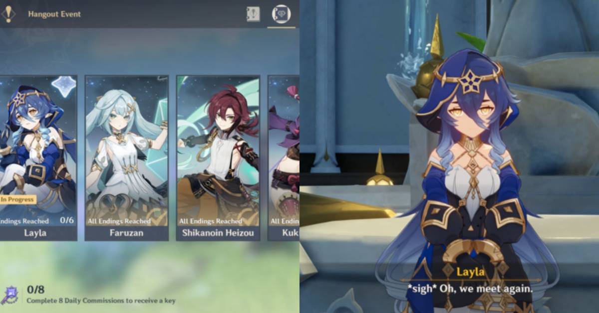 Genshin Impact: Layla Hangout Guide