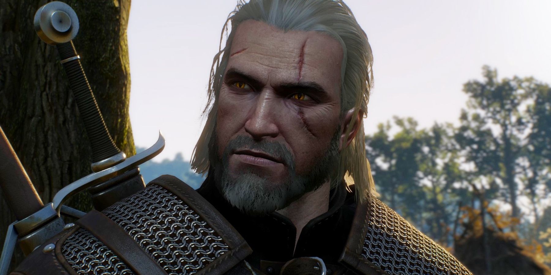 Screenshot of Geralt of Rivia from The Witcher 3: Wild Hunt