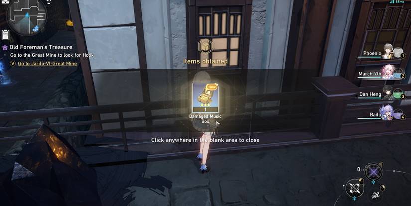 getting the damaged music box in honkai star rail