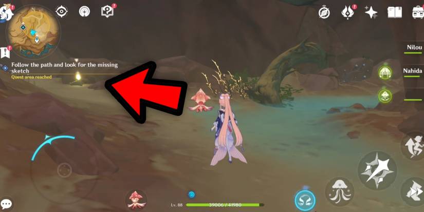 glow while searching the road an artist adrift Genshin