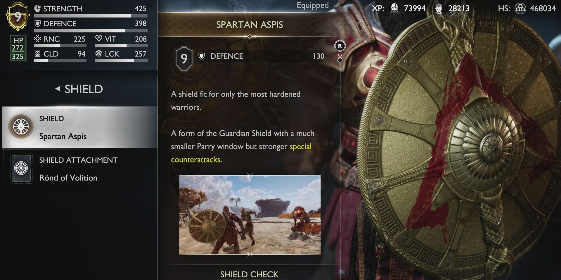 god-of-war-ragnarok-new-game-plus-armor-spartan-aspis-shield