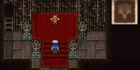 Locke finds the Gold Dragon in Final Fantasy 6