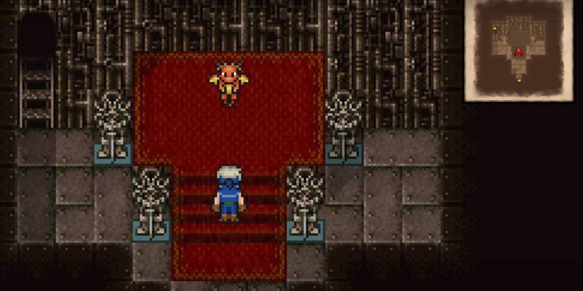 Locke finds the Gold Dragon in Final Fantasy 6