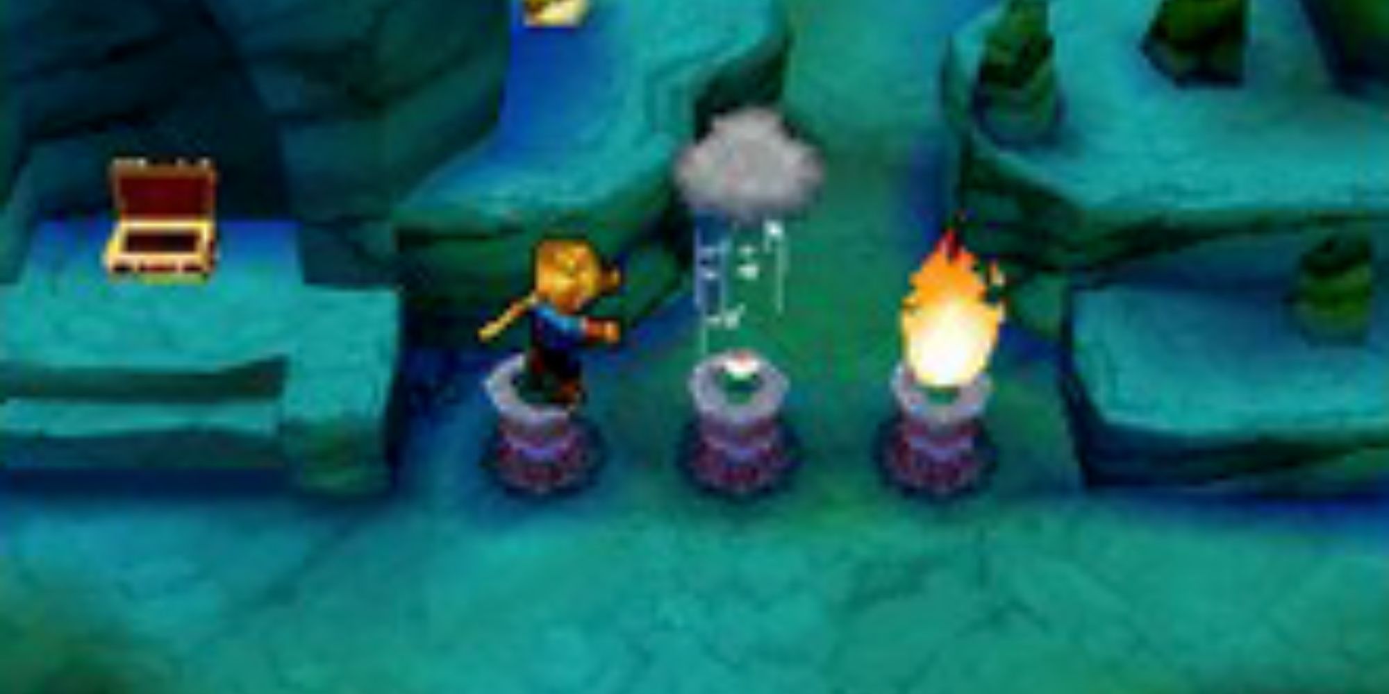 Isaac hopping platforms in Golden Sun Dark Dawn